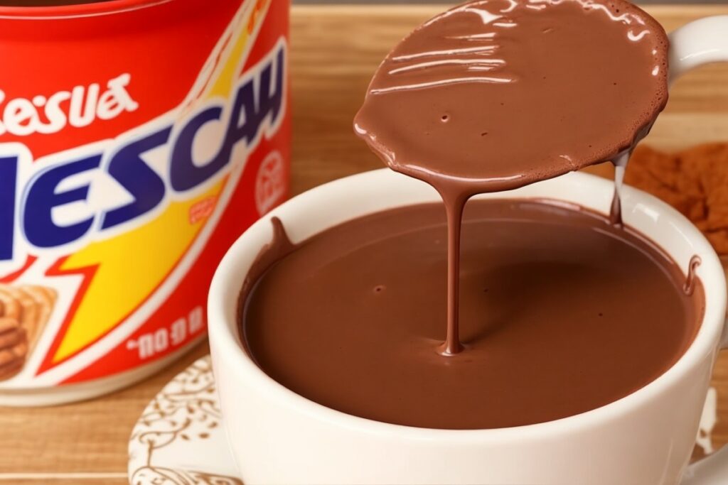 Receita de Chocolate Quente com Nescau