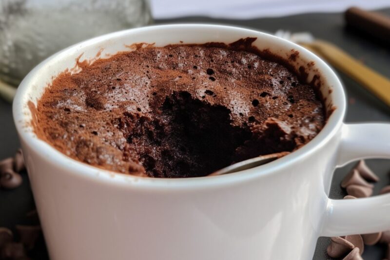 Receitas Bolo de Caneca de Chocolate no Micro-ondas (Bolo de Caneca de Chocolate no Micro ondas)