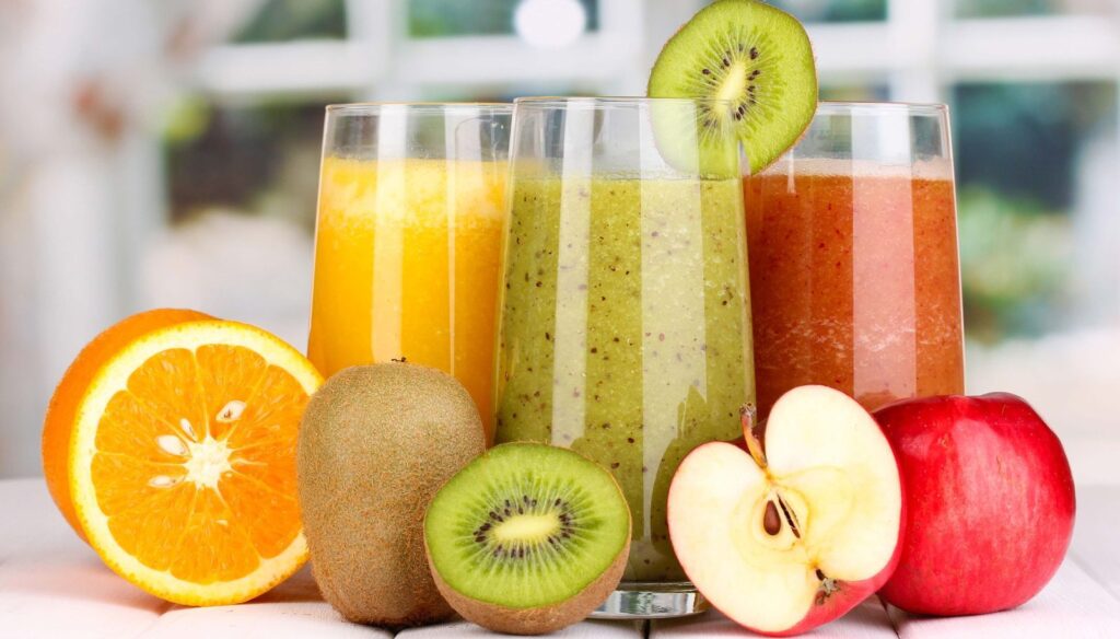 Smoothie ou Vitamina de Frutas e Legumes