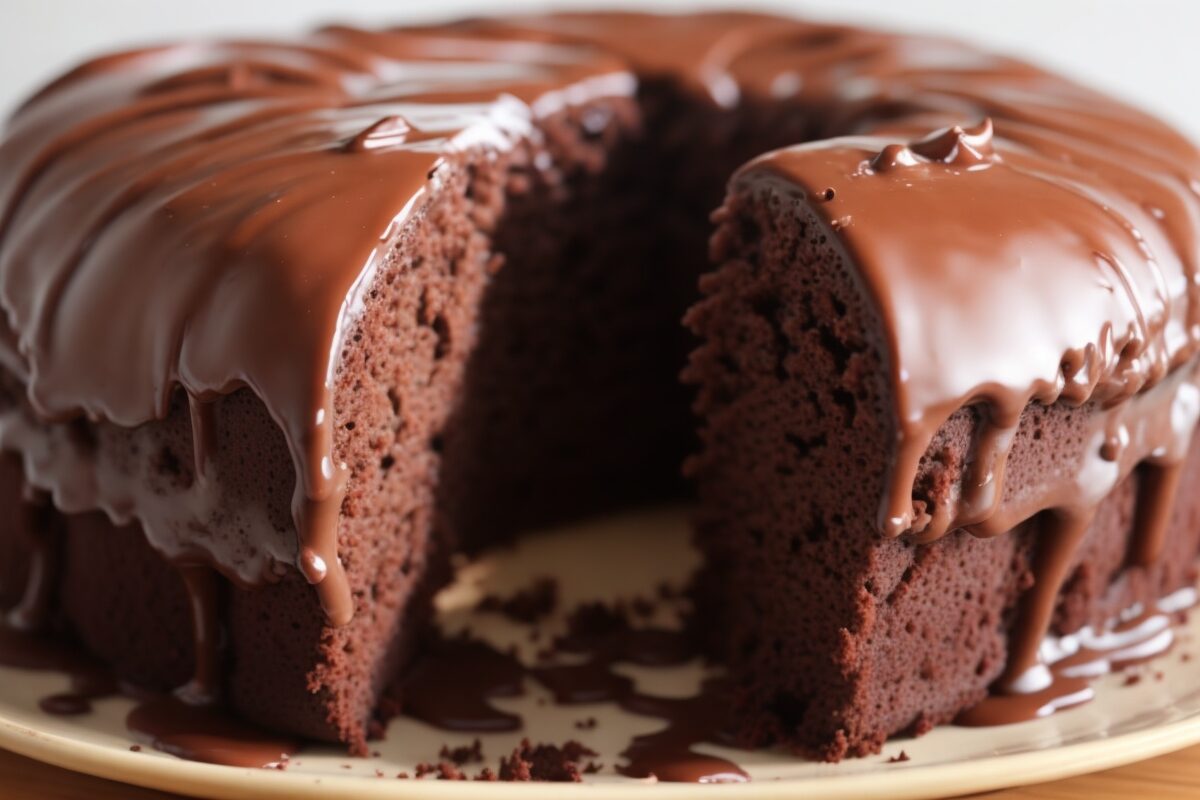 Airfryer bolo de chocolate