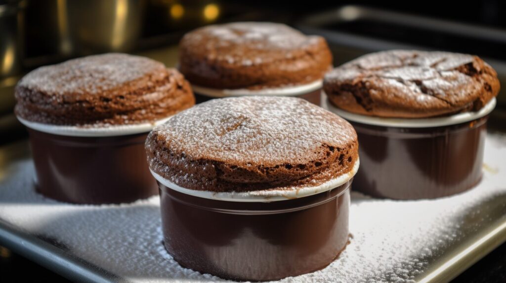 receita de Suflê de Chocolate