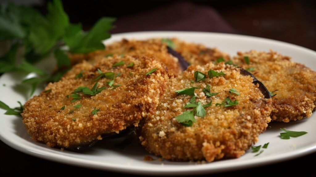 Berinjela á milanesa receita