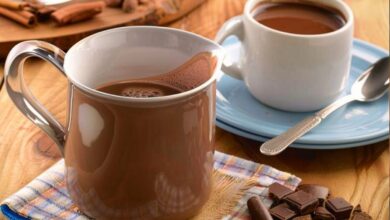 Chocolate quente com barra de chocolate - Recipe-CookBook.com