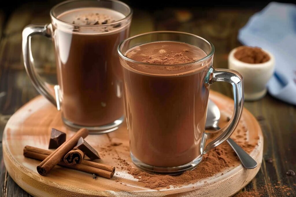 Como fazer Chocolate Quente com 2 Ingredientes - Recipe-CookBook.com