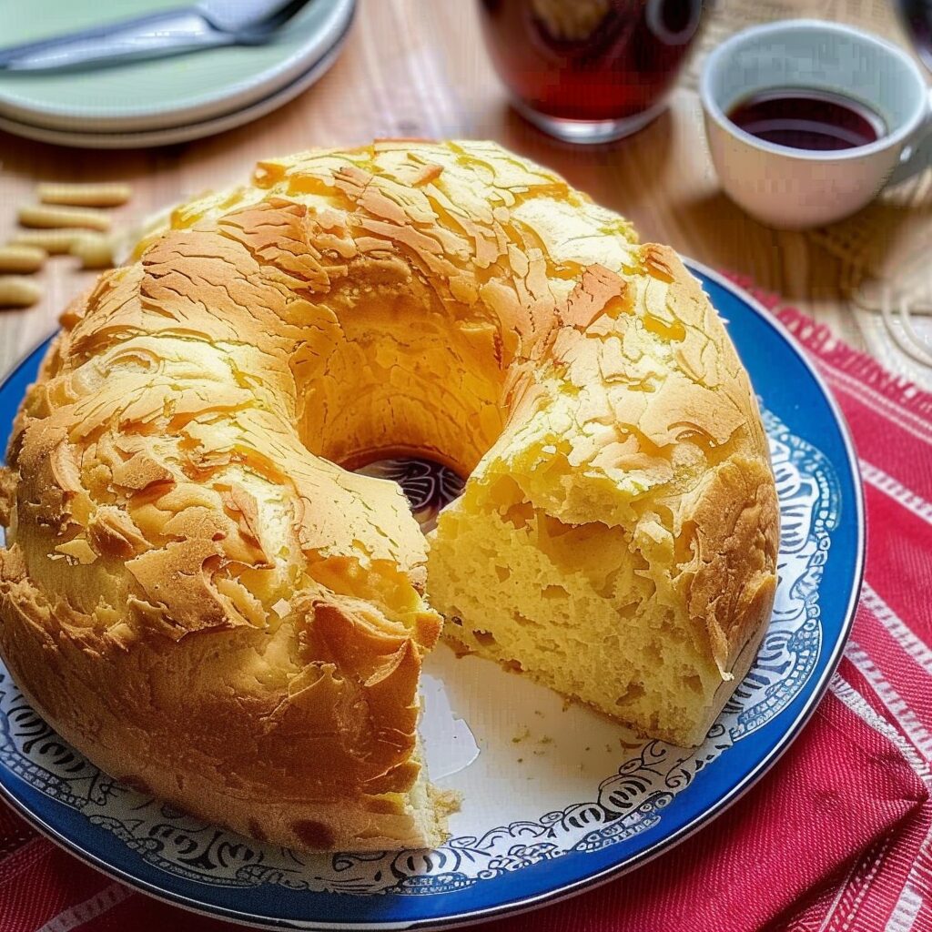 Como fazer bolo de pão de queijo