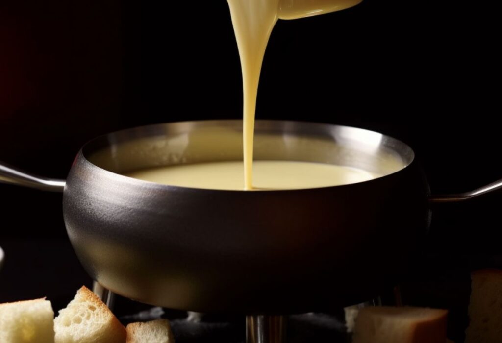 Como fazer fondue de queijo - Recipe-CookBook.com