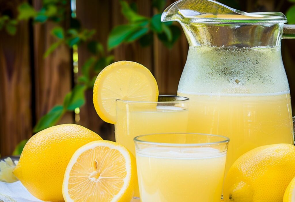 Receita de suco de limão