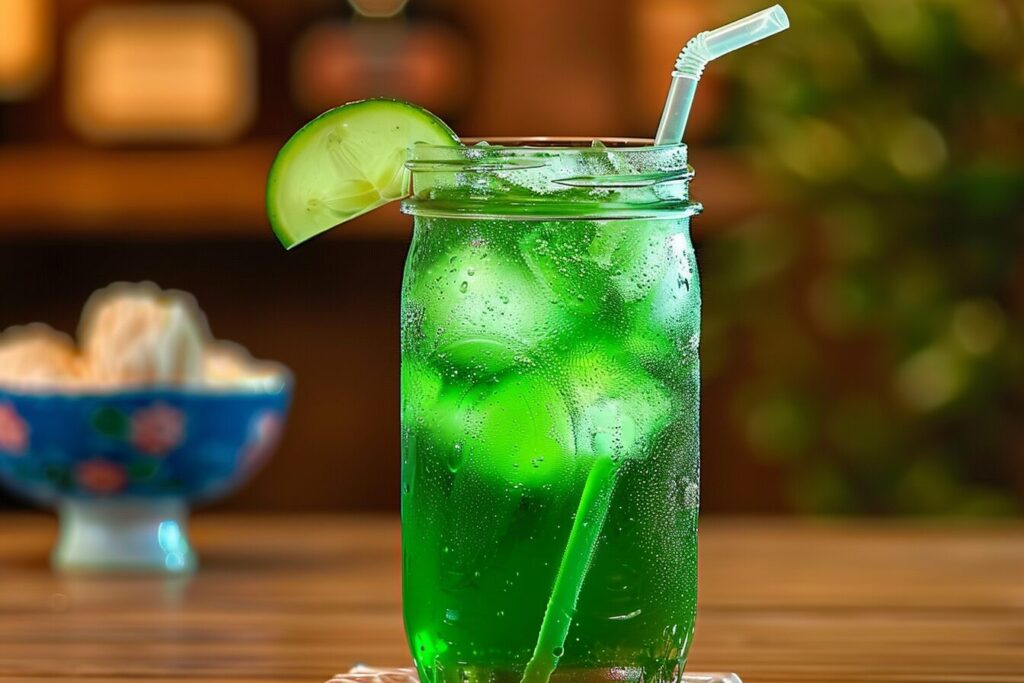 Soda italiana de maçã verde