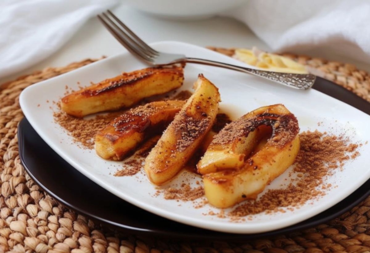 banana frita com canela- Recipe-CookBook.com