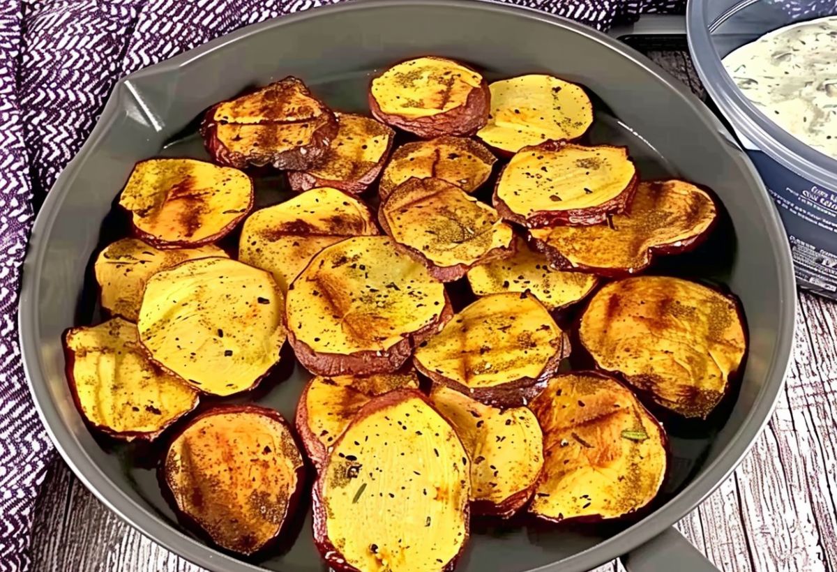 Batata Doce na Airfryer- Recipe-CookBook.com