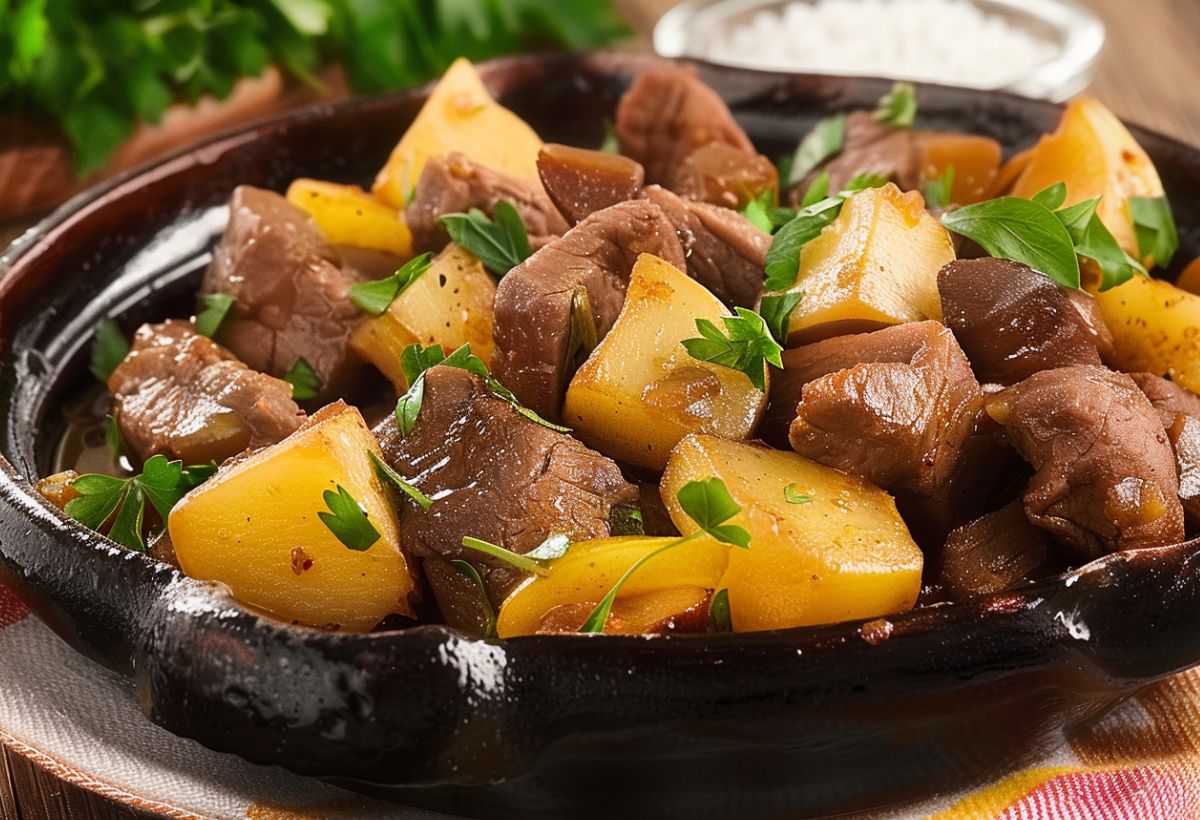 Carne de Panela com Batatas- Recipe-CookBook.com