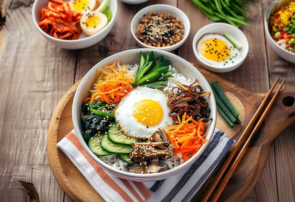 Como fazer Bibimbap- Recipe-CookBook.com