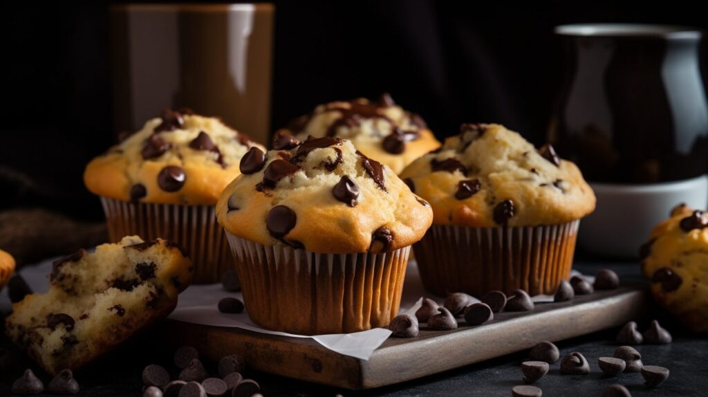 Como fazer Muffins com Gotas de Chocolate- Recipe-CookBook.com