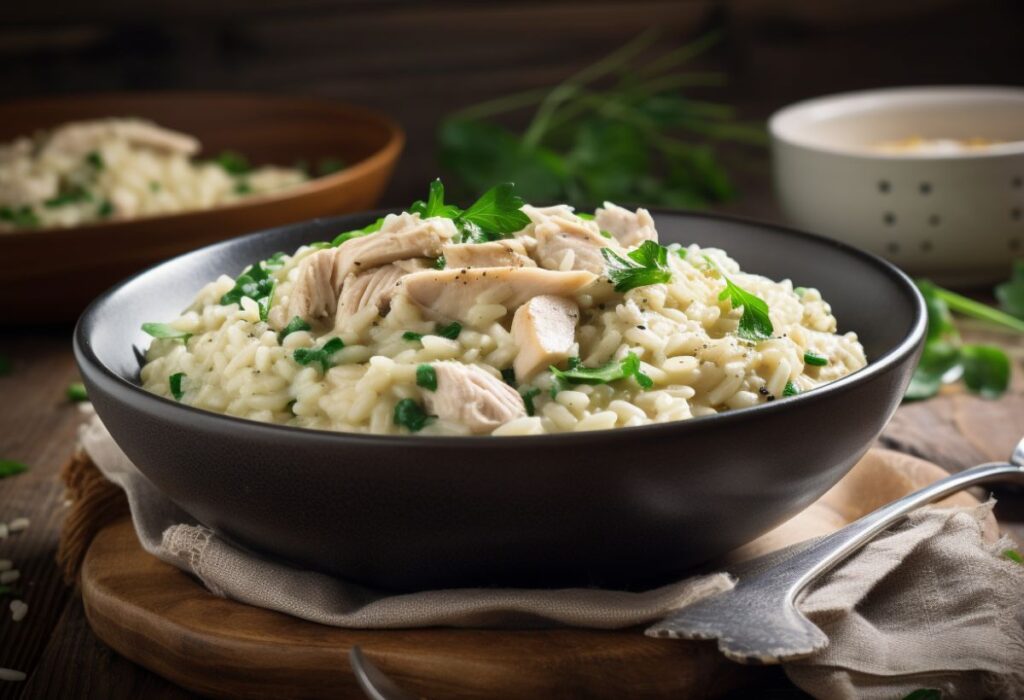 Como fazer Risoto de Frango- Recipe-CookBook.com