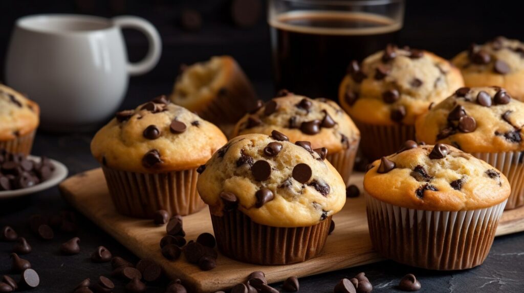 Receita de Muffins com Gotas de Chocolate- Recipe-CookBook.com