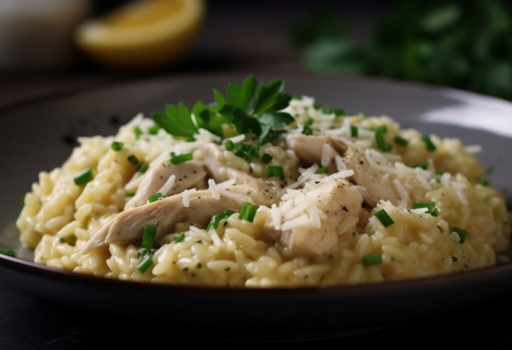 Receita de Risoto de Frango- Recipe-CookBook.com