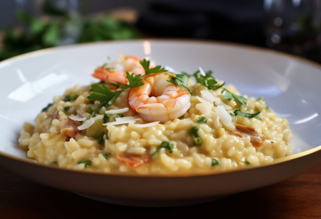 Receita de Risoto de camarão- Recipe-CookBook.com