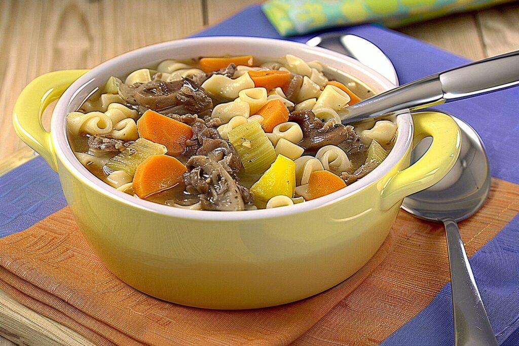 Receita de Sopa de Legumes com Carne- Recipe-CookBook.com