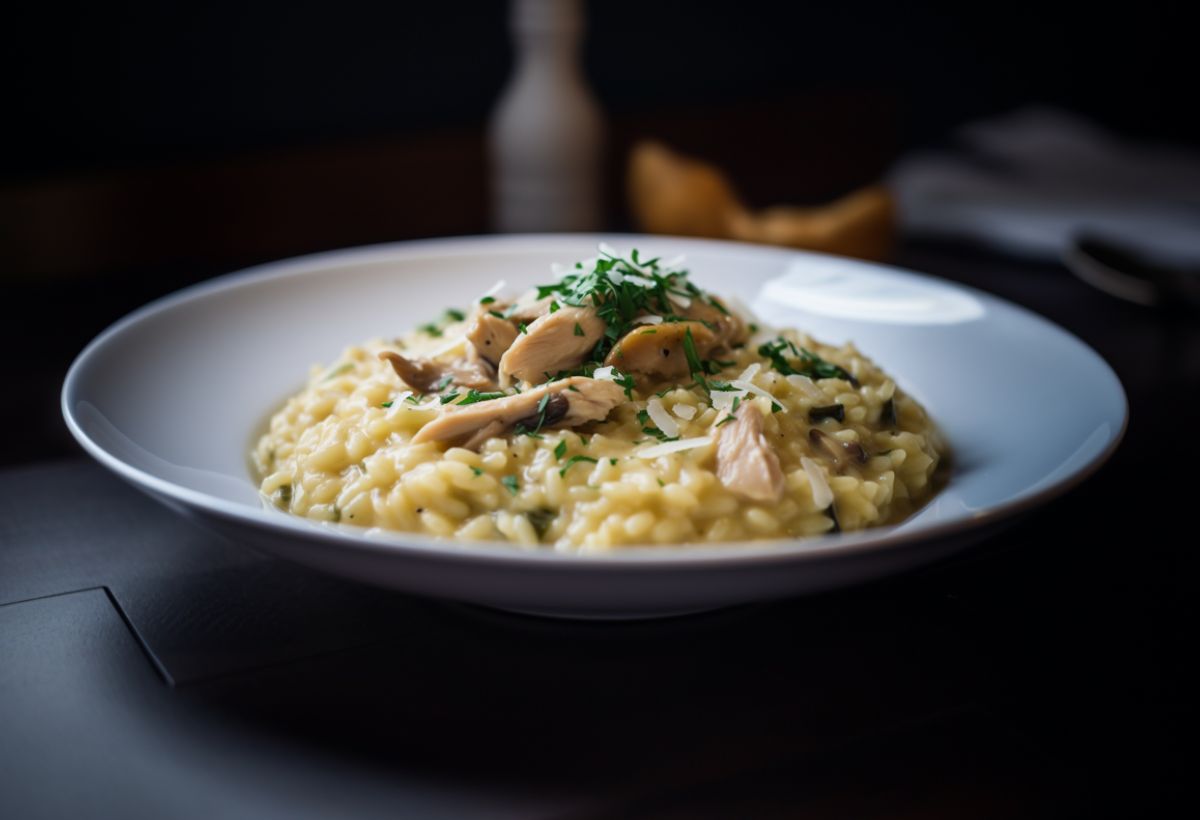 Risoto de Frango- Recipe-CookBook.com