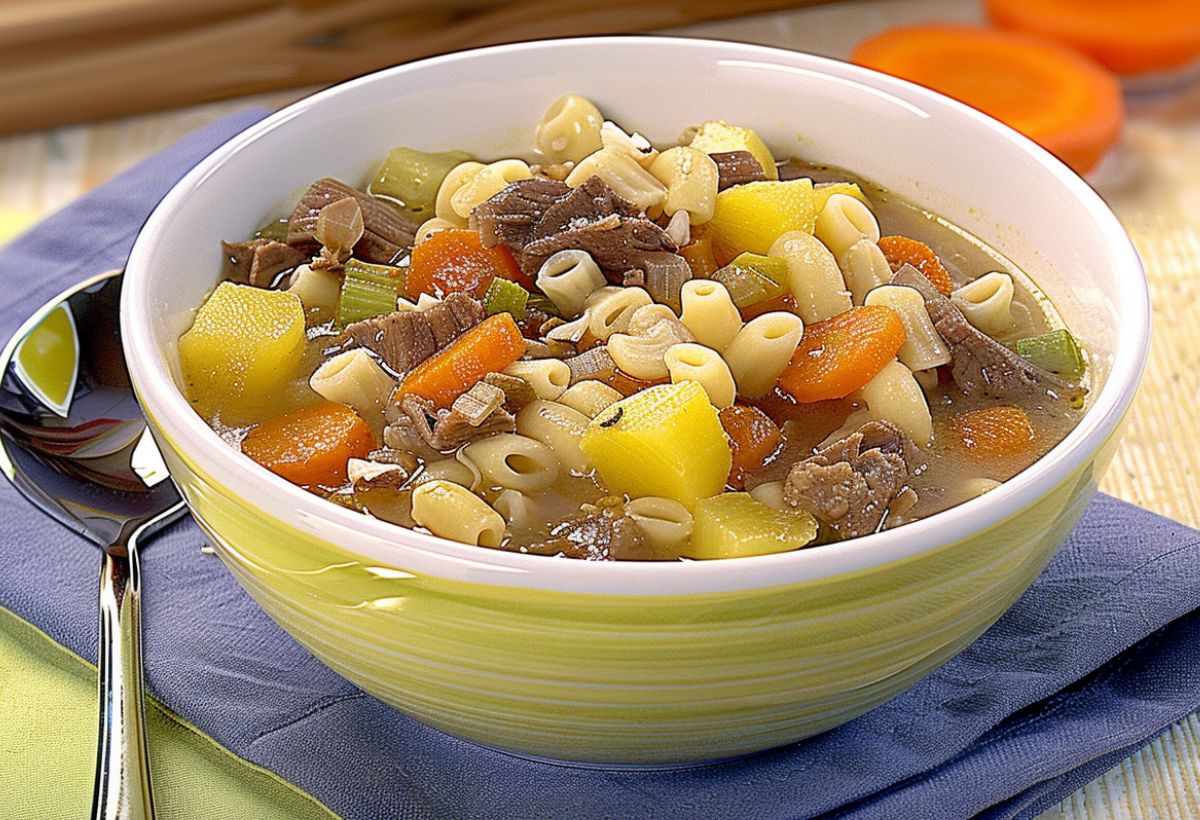 Receitas Sopa de Legumes com Carne (Sopa de Legumes com Carne Recipe CookBook.com)