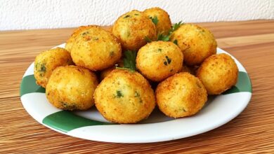 Bolinho de Batata Recheado com Carne Moída- Recipe-CookBook.com