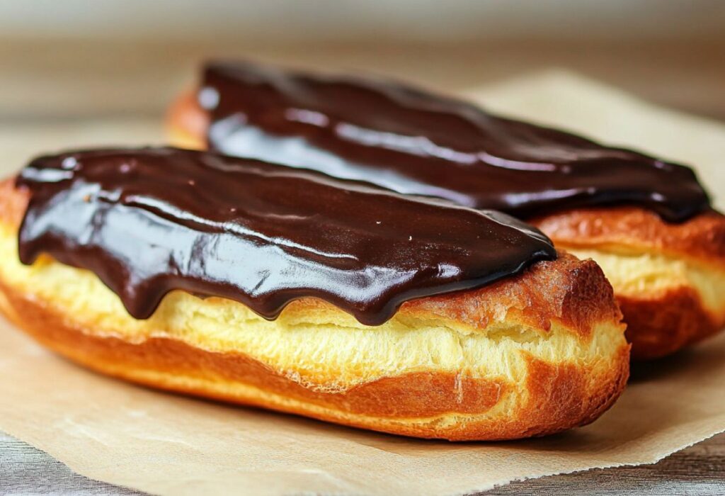 Como fazer Eclair de Chocolate- Recipe-CookBook.com