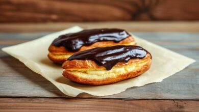 Eclair de Chocolate- Recipe-CookBook.com