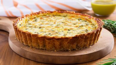 Quiche de Cream Craker e Legumes- Recipe-CookBook.com