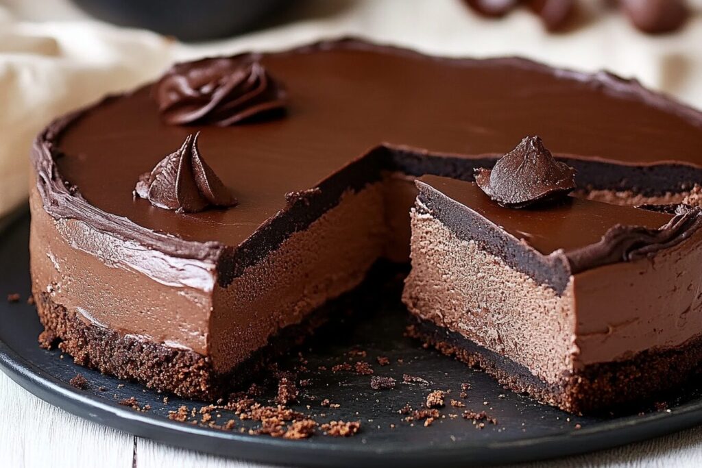 Receita de Cheesecake de Chocolate- Recipe-CookBook.com