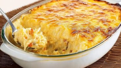 Frango com Creme de Milho Gratinado no Forno- Recipe-CookBook.com