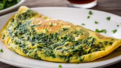 Omelete de Espinafre- Recipe-CookBook.com