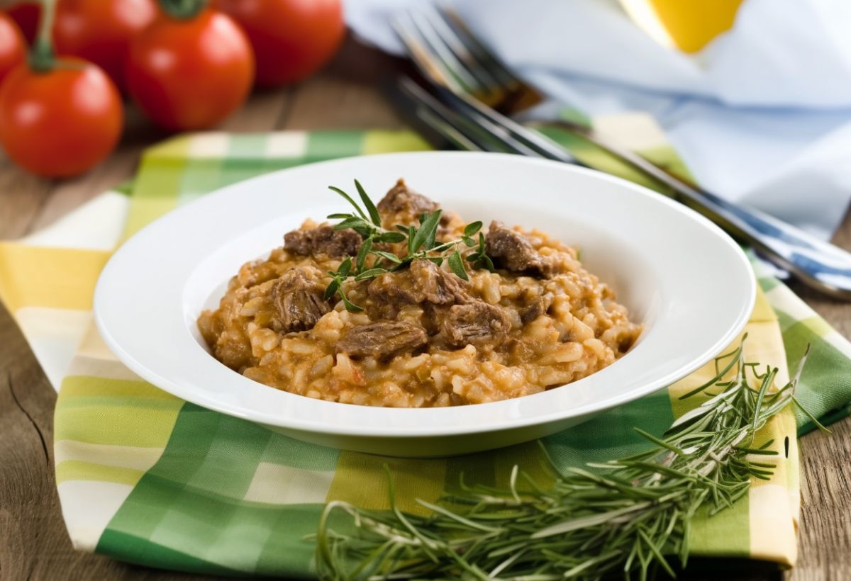 Risoto de Carne- Recipe-CookBook.com