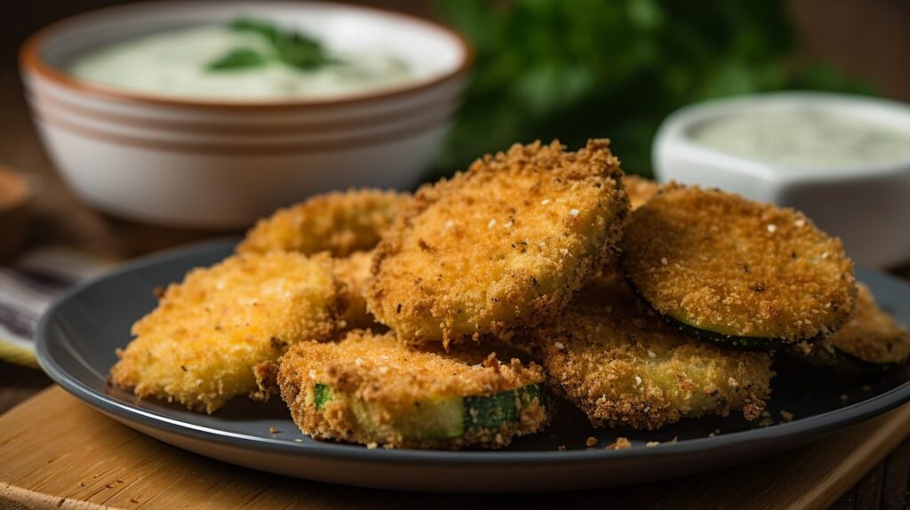 Como fazer Abobrinha Empanada na Aifryer- Recipe-CookBook.com