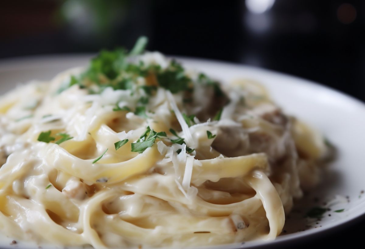 Fettuccine Alfredo- Recipe-CookBook.com