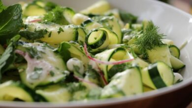 Salada de Abobrinha- Recipe-CookBook.com