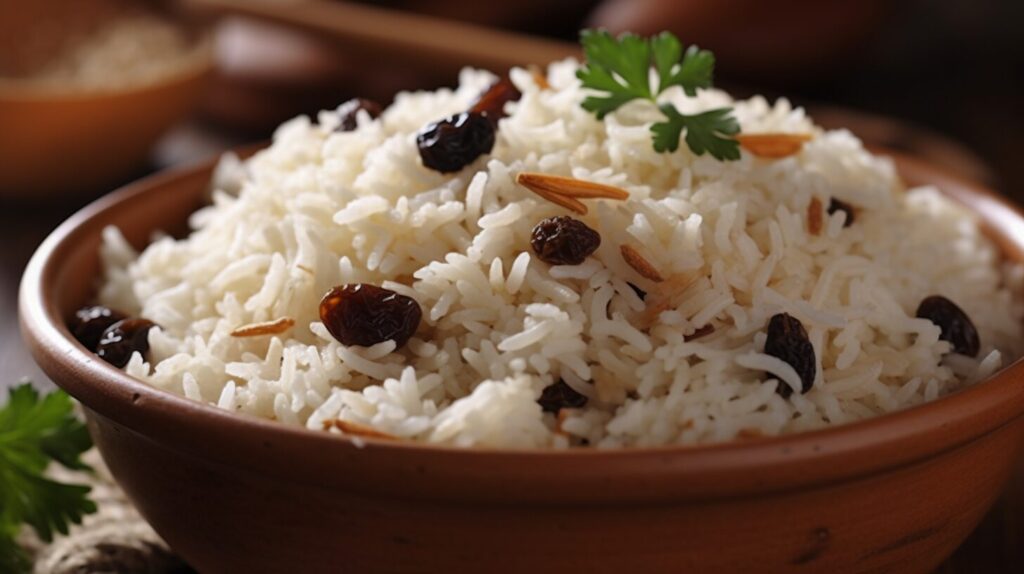 Como fazer Arroz com Uva Passas - Recipe-CookBook.com