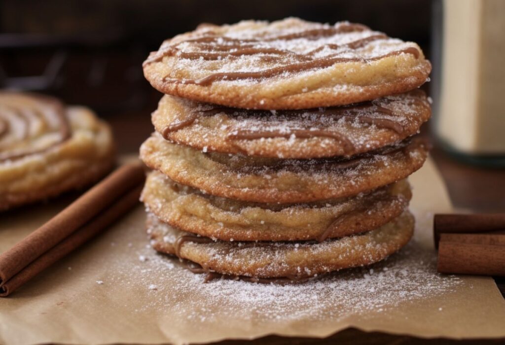 Como fazer Cookie de Churros- Recipe-CookBook.com