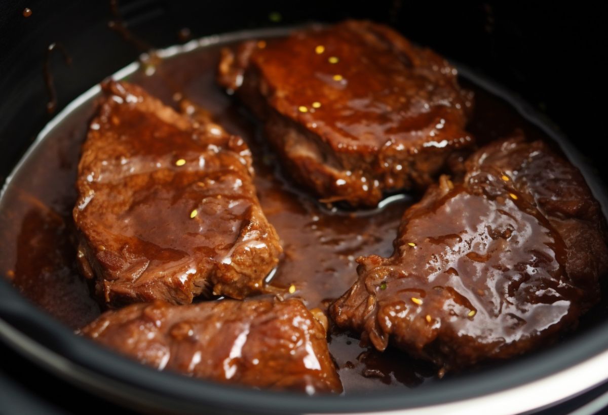 Bife de Lagarto na Pressão- Recipe-CookBook.com