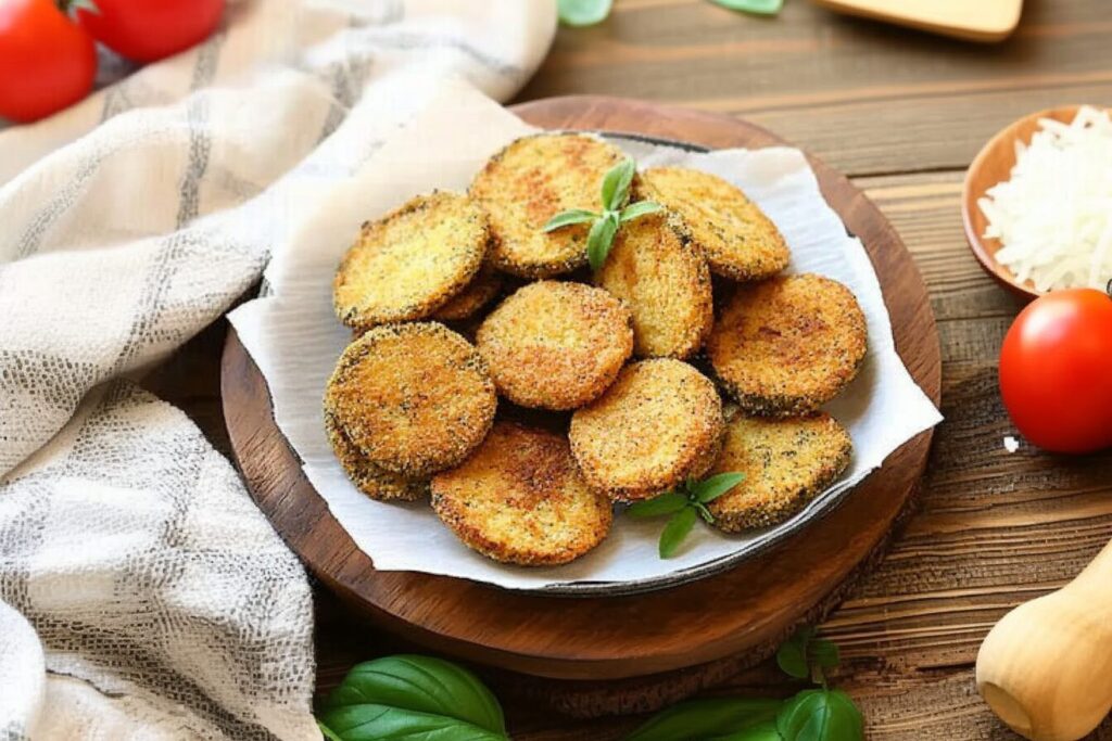 Como fazer Abobrinha á Milanesa- Recipe-CookBook.com