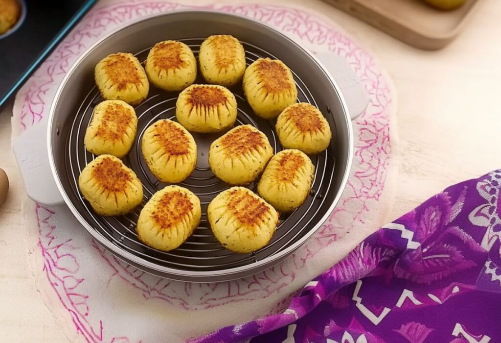 Como fazer Bolinho de Batata-Doce na Airfryer- Recipe-CookBook.com