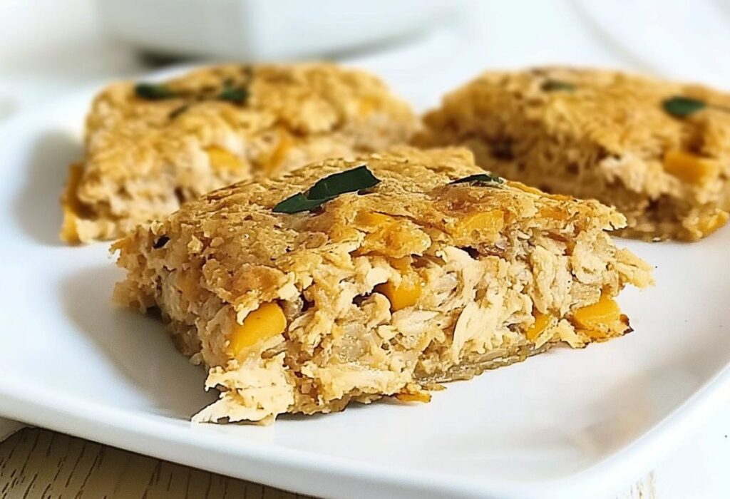 Como fazer Torta de Aveia com Frango Desfiado- Recipe-CookBook.com