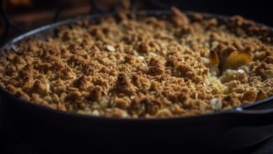 Crumble de Banana- Recipe-CookBook.com