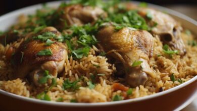 Arroz com Frango- Recipe-CookBook.com