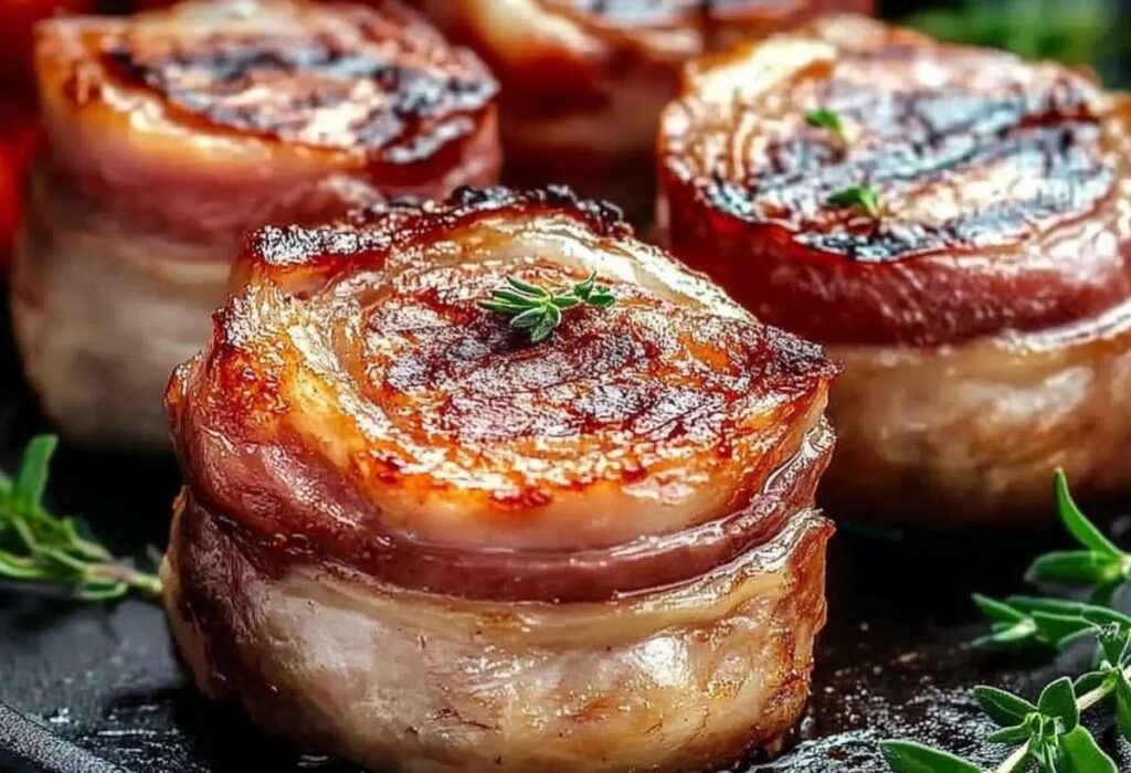 Como fazer Medalhão com Bacon- Recipe-CookBook.com