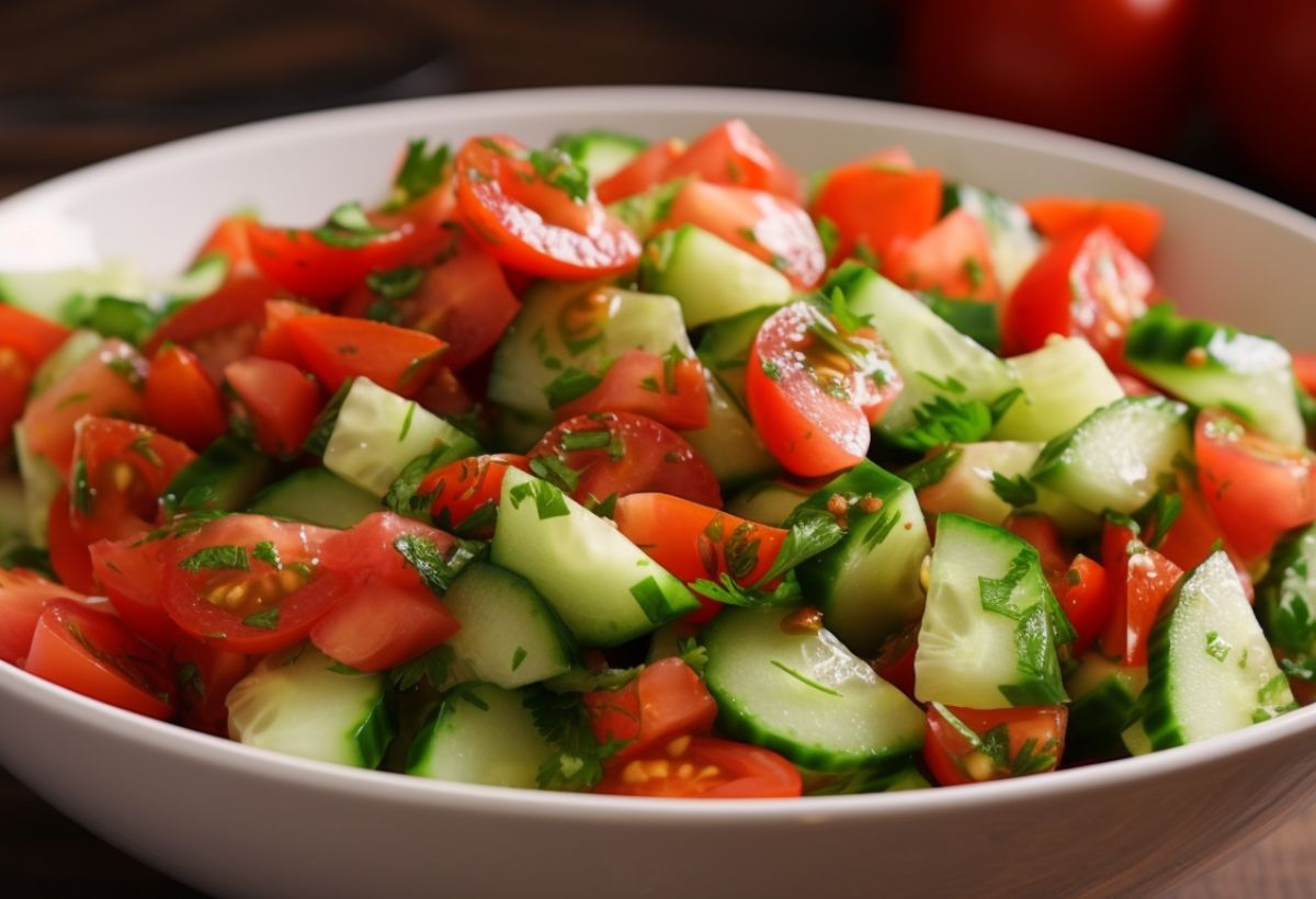 Salada de Pepino- Recipe-CookBook.com