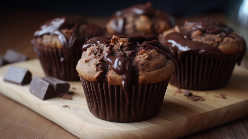Muffin de Nutella (Receitas 2) Como fazer Muffin de Nutella- Recipe-cookbook.com