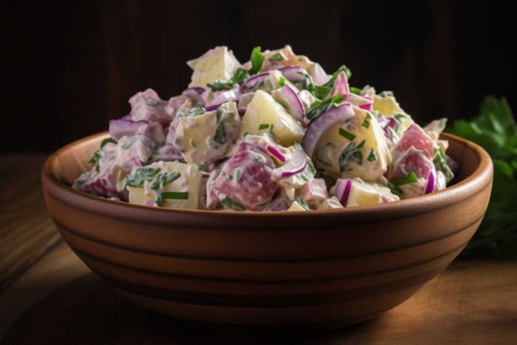 Como fazer Salada de Batata- Recipe-cookbook.com