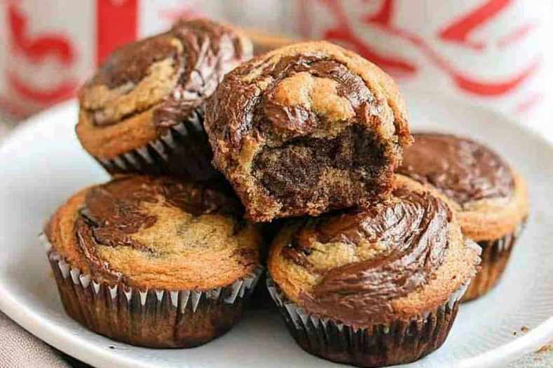 Muffin de Nutella (Receitas 3) Receita Muffin de Nutella- Recipe-cookbook.com