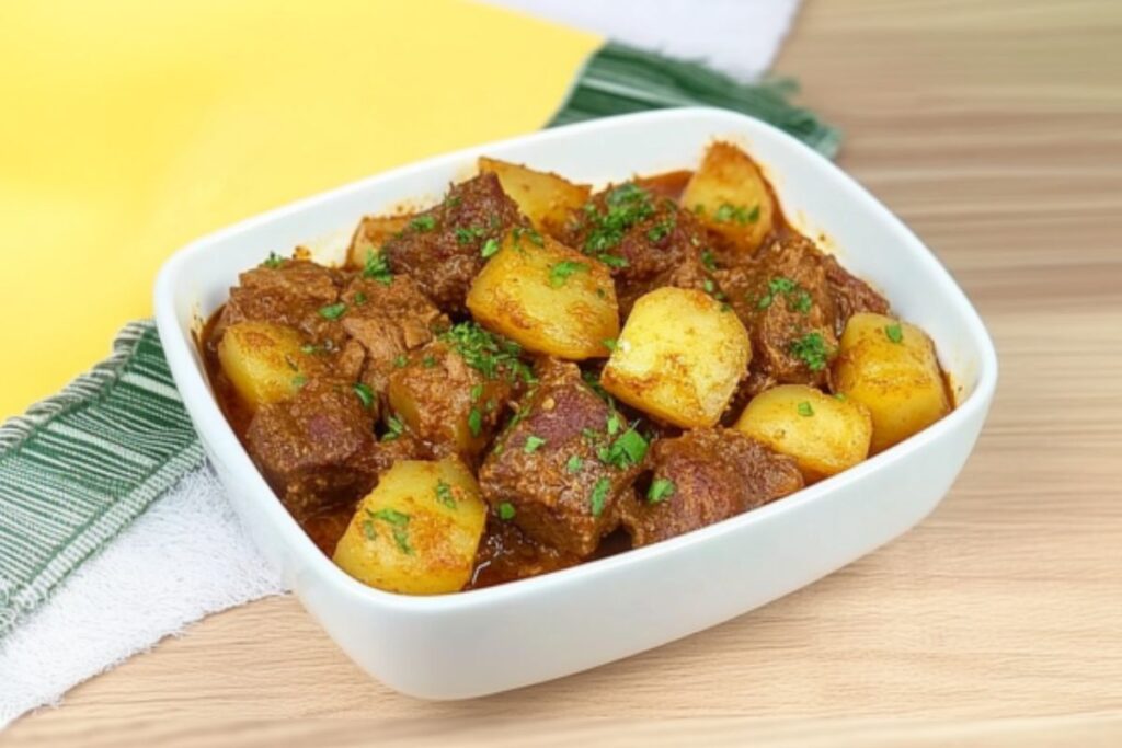 Picadinho de Carne com Batatas (Carnes 2) Como fazer Picadinho de Carne com Batatas- Recipe-cookbook.com