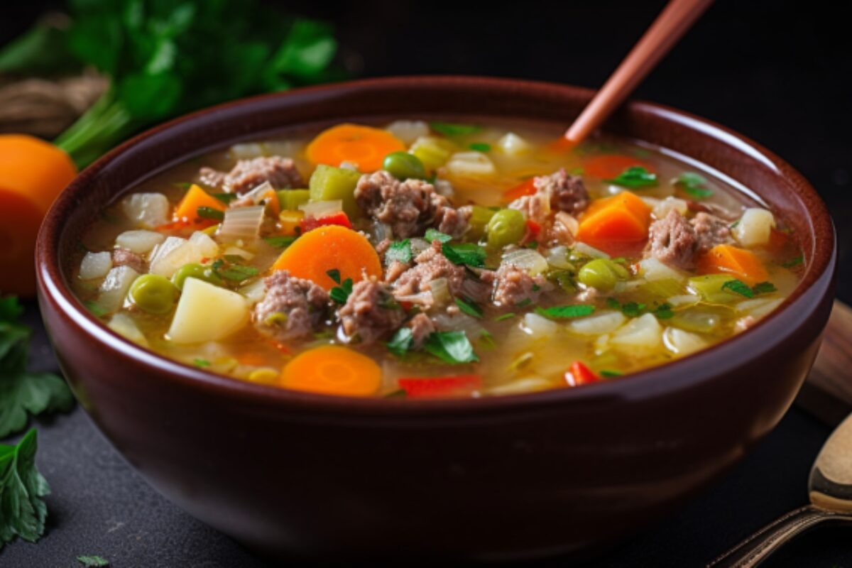 Sopa de Legumes com Carne (Receitas 1) Sopa de Legumes com Carne_recipe-cookbook.com